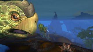 WoW Dragonflight: Drinking at the bottom of the ocean with a Tuskar, and a Tortollan,