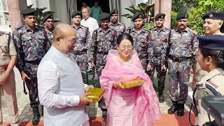 Hon'ble CM N. Biren Singh hoisted the National flag and celebrated the 78th Independence Day