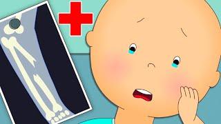 Caillou ve Kırık Kemik | Caillou Türkçe - WildBrain