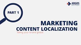 Marketing Content Localization. Part 1