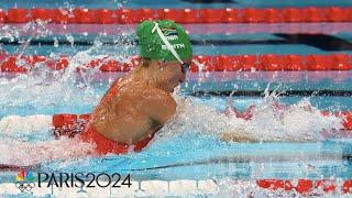 Tatjana Smith brings South Africa gold in tight women's 100m breaststroke final | Paris Olympics