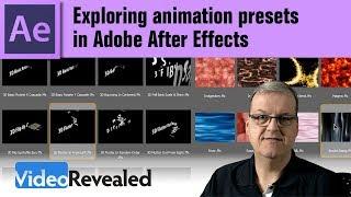 Exploring Animation Presets in Adobe After Effects