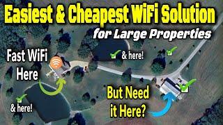 EASY Way to Extend your WiFi Network Across Several Acres: WAVLINK AX1800 WiFi 6 Extender