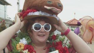 Thanksgiving at the Fairgrounds carries on tradition of biggest, creative hats in New Orleans