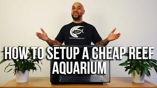 How To Setup a Cheap Reef Aquarium #SuperSimpleBudgetReef Ep2