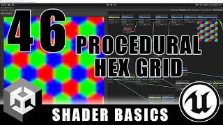 Procedural Hex Grid - Shader Graph Basics - Episode 46