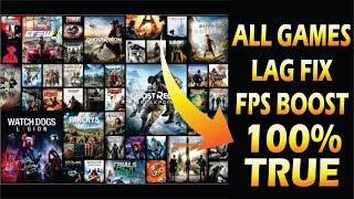 How To Fix Lag In Any/All Games On Any PC | Low End PC+High End Pc 2020