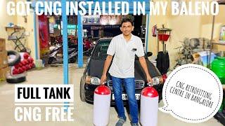 RETRO FITTING CNG IN BANGALORE | OLD MODEL 2005 BALENO SEDAN INSTALLED WITH CNG FROM LOVATO