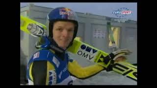 A selection of the fall of the ski jumpers of the 2009-2010 season. Legends of big sports.