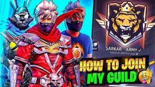 HOW TO JOIN MY GUILD | HOW TO JOIN V BATCH GUILD | HOW TO JOIN REDEEM CODE GUILD | FREE FIRE GUILD