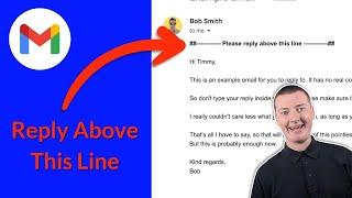 How To Reply Above The Line In Gmail