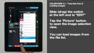 COLORCODE VJ Tutorial - Pt.2 - Configuring the display and motion of images