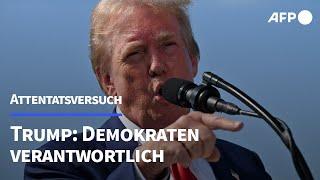 Trump macht Demokraten für Attentatsversuch verantwortlich | AFP