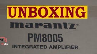 Marantz PM8005 integrated amplifier HDAM circuits unboxing.