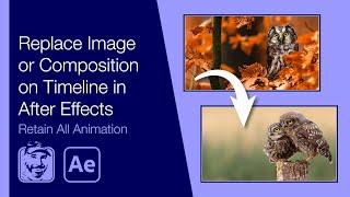 Replace Image or Composition on Timeline in After Effects (Retain All Animation)