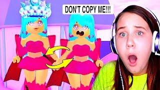 I Copied My Haters Outfits & Everything She Does For 24 Hours!! Roblox Royale High