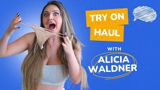 ALO Underwear Try-On Haul | Alicia Waldner (4k)