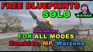 SOLO FREE PAID BLUEPRINT GLITCH! FOR ALL MODES! BO6 ZOMBIES WARZONE AND MP ONLINE AND PRIVATE