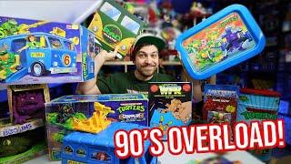 90s Overload Pickups! TMNT Grail, Ninja Turtles Merch, Critters, Boglins, Huge Super Nintendo Lot!