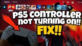 How To Fix PS5 Controller Not Turning On 2023 | PS5 Controller Won't Connect Fix