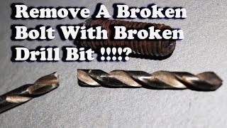 How To Make Left Handed Drill Bit || Remove A Broken Bolt With A Drill Bit || new top idea