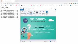 PHP Tutorial #09 Array Methods (Array_Walk, Current, Next, Prev, End and Reset )