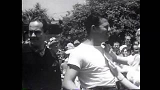 Bing Crosby and Bob Hope golf newsreel