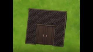 The Sims 4: Building fully functional, animated storm cellar bulk heads (no CC, uses TOOL)