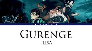 Demon Slayer Opening Full -『Gurenge』by LiSA (Lyrics)