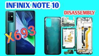 Infinix Note 10 Disassembly  Teardown How To Open Repair || Infinix X693 Disassembly Teardown