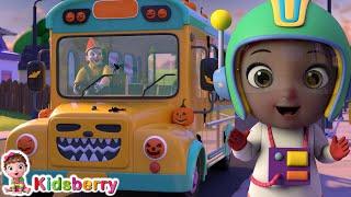 Wheels on the Bus Halloween Time | Kidsberry Nursery Rhymes & Baby Songs