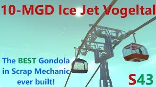  The BEST Gondola in Scrap Mechanic ever built: 10-MGD Ice Jet Vogeltal (with Download) | S43-Tec 