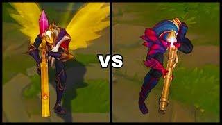 SKT T1 Jhin vs Blood Moon Jhin Epic Skins Comparison (League of Legends)