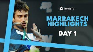 Munar Battles Van Assche; Kotov & Navone In Action | Marrakech 2024 Day 1 Highlights