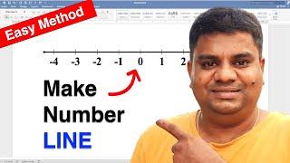 How To Create Number Line In Microsoft Word