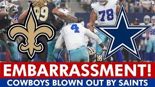 EMBARRASSING! Cowboys vs. Saints INSTANT REACTION To Defensive No-Show In NFL Week 2 BLOWOUT