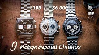 9 Neo-vintage chronographs you should consider before a speedy or a Daytona.