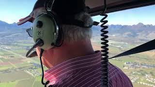 Helicopter flip over  the Cape with George van gils