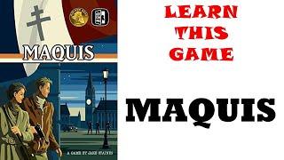 Learn This Game: MAQUIS by Side Room Games