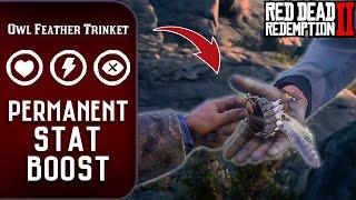 Obtaining the BEST TRINKET in Red Dead Redemption 2 | Owl Feather Trinket (RDR2)