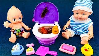 [72 minute video] EWW~~ SO MUCH POOP!! BABY DOLL POOP TOY  Toy Unboxing ASMR