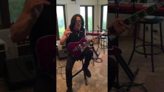 Paul Stanley rockin' his new Limited Purple Sparkle Ibanez