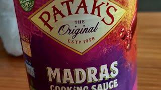 Tried Patak's Original Madras cooking sauce for the first time will share the review #Shorts #UK