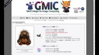 2-minutes install of the G'MIC plug-in for GIMP on Windows
