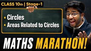 Class 10th Maths Maha Marathon - Circles & Areas Rel. to Circles  | Shobhit Nirwan