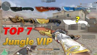 TOP 7 Jungle Knife Cực Đẹp CFQQ Với CFVN - Rùa Ngáo