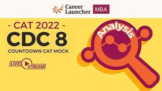 Countdown CAT - 8 | Mock Analysis | CAT 2022