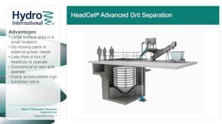 HeadCell Stacked Tray Grit Separation from Hydro International