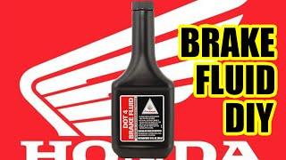 Motorcycle Brake Fluid Flush - Honda CBR500R / CB500F / CB500X