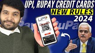 New UPI and Rupay Credit Card Rules Announced from May 2024